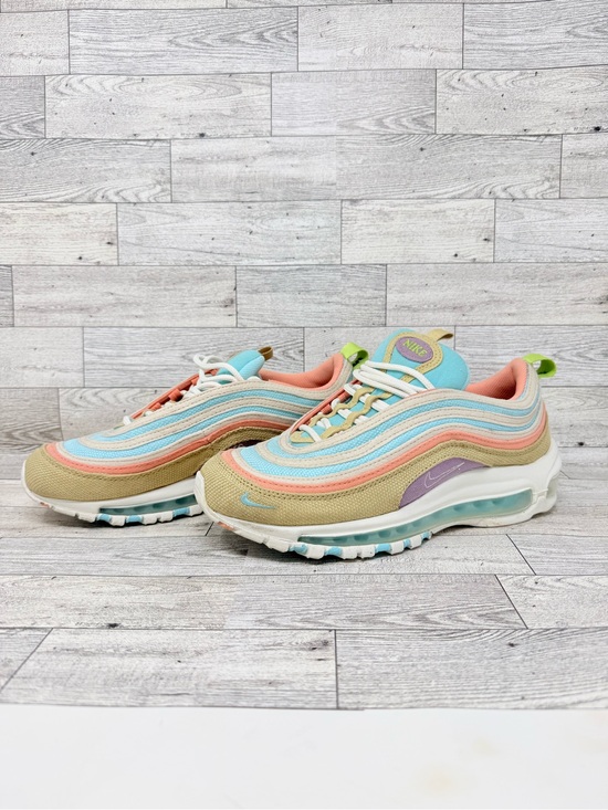 Nike Other - Nike Air Max 97 SE GS Sun Club Copa Sail Wheat Grass DQ-4126-400 7Y-8.5 Woman